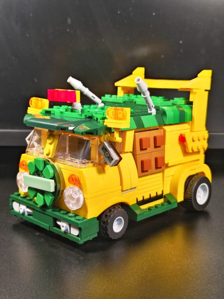 Building a Third Party Block Toy Party Wagon for my Lego TMNT Minifigs